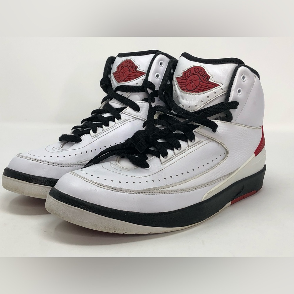 Nike Air Jordan 2 Retro Chicago DX2454-106 White Varsity Red Black- Size 9.5 - Picture 16 of 16